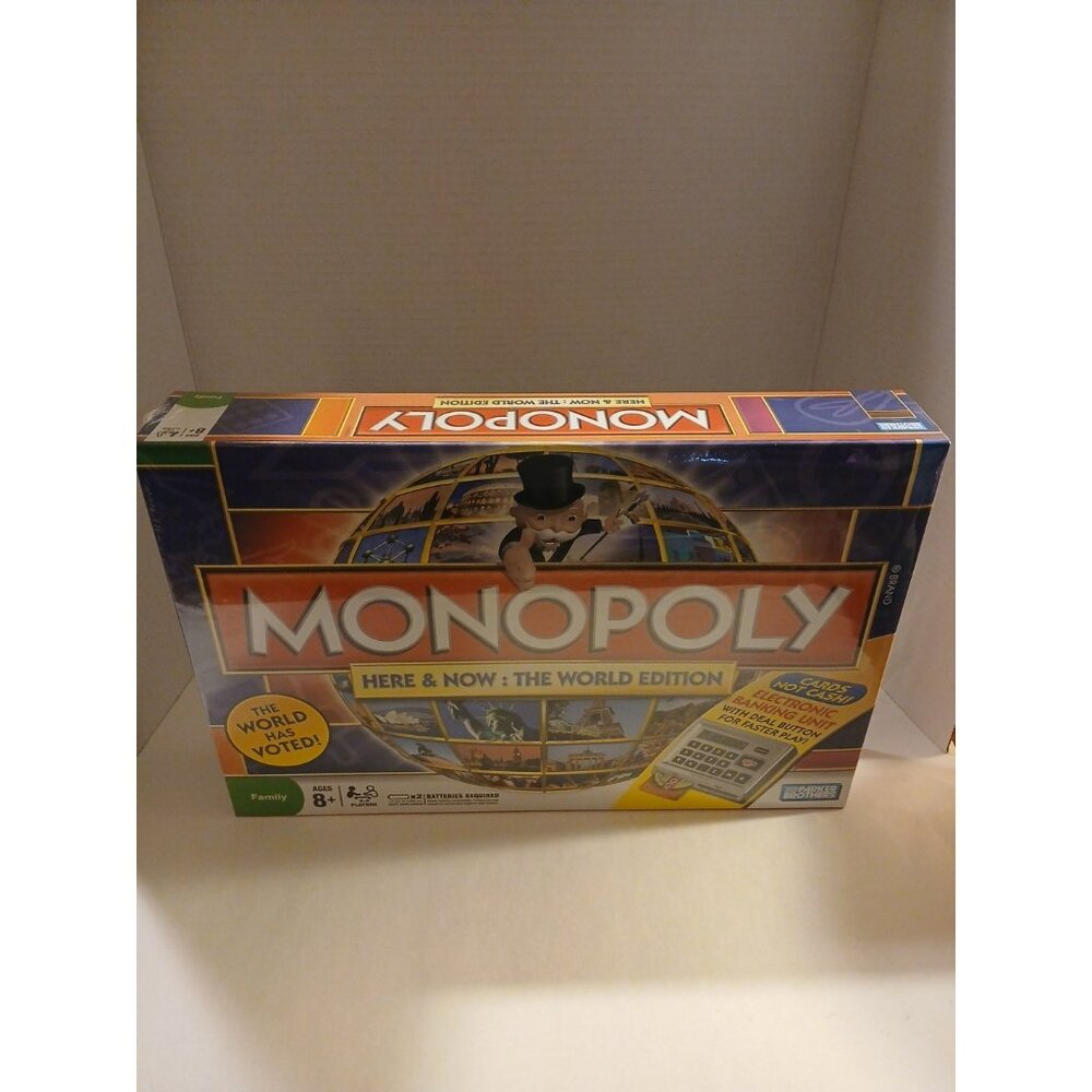Monopoly Here & Now: World Edition Electronic Banking Unit NEW Factory Seal 2008